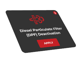 Diesel Particulate Filter Deactivation Card