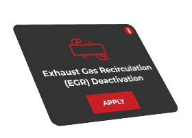 Exhaust Gas Recirculation Deactivation Card