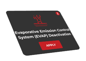 Evaporative Emission Control System Deactivation Card